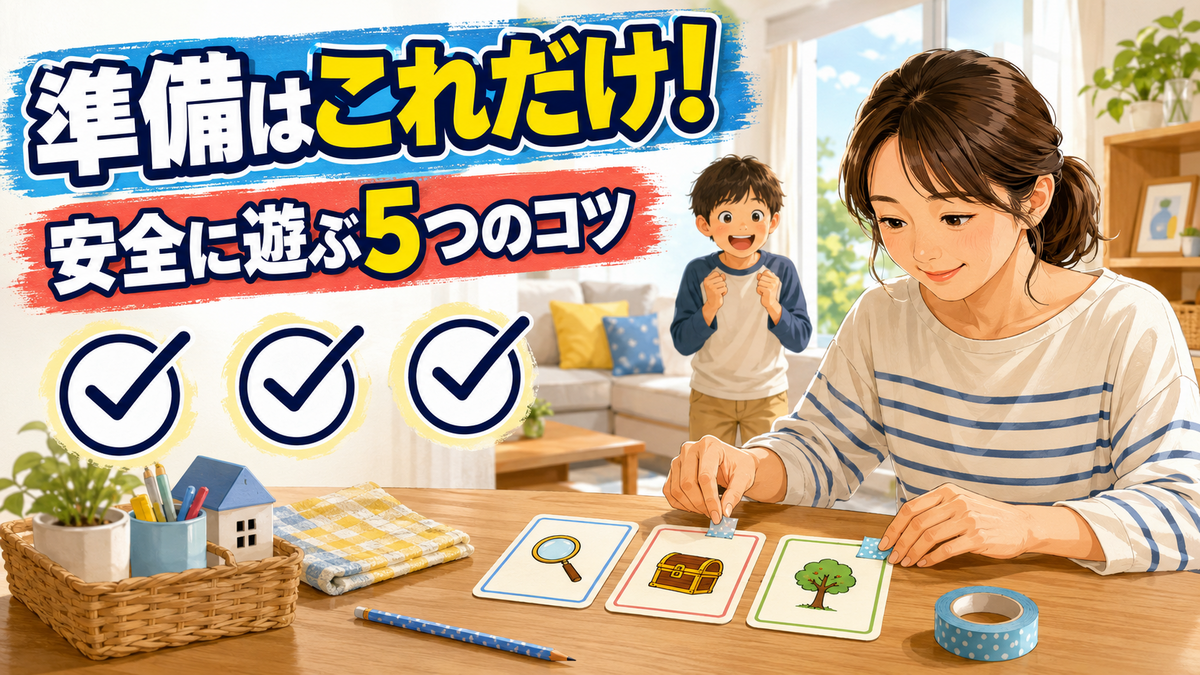 安全に家の宝探しを楽しむための準備チェック